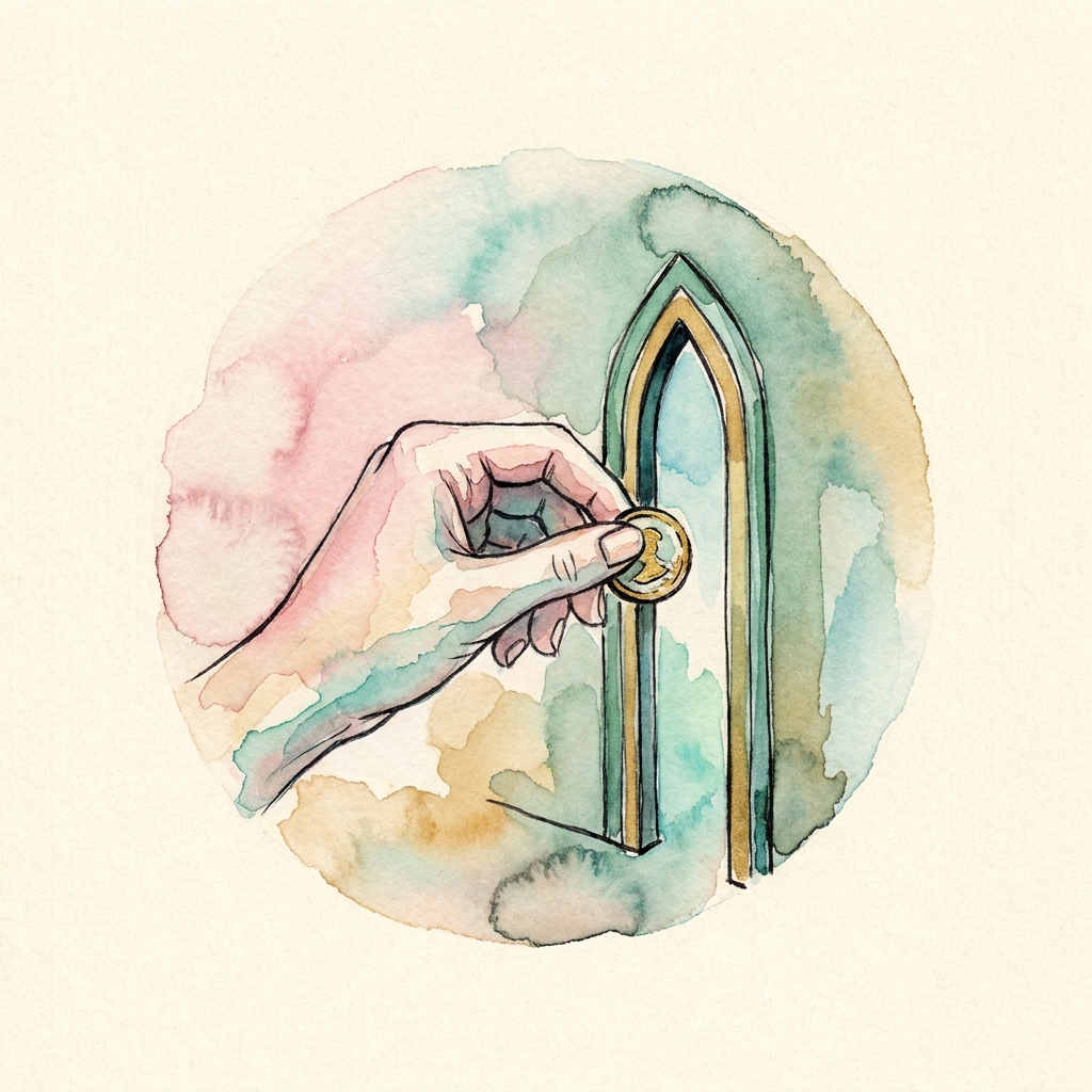 Watercolor emblem for Proof-Gated Funding